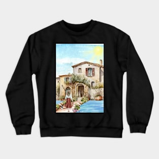 Morning Stroll to the Cottage Crewneck Sweatshirt